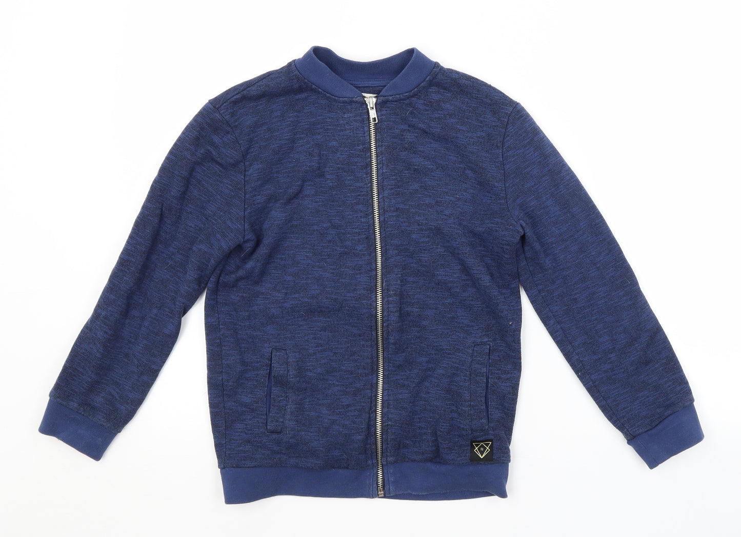 River Island Boys Blue   Full Zip Sweatshirt Size 7-8 Years