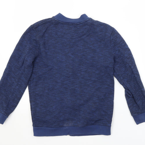 River Island Boys Blue   Full Zip Sweatshirt Size 7-8 Years