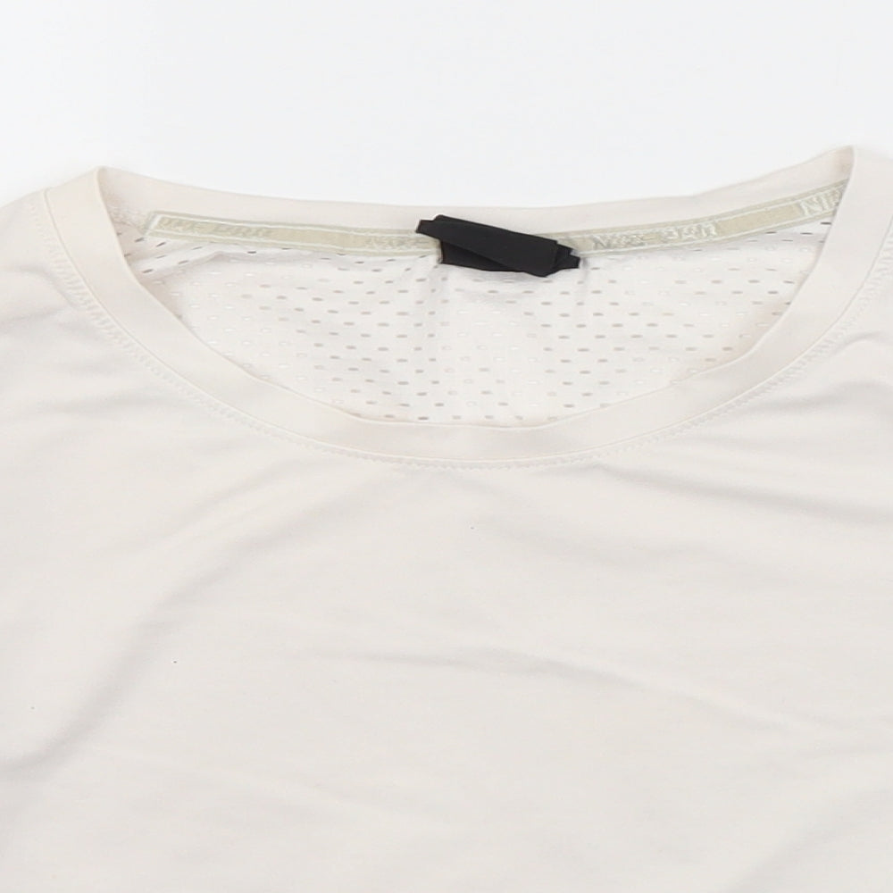 NIKE PRO Womens White   Cropped Casual Size S