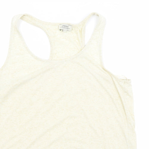 Papaya Womens Beige   Basic Tank Size 14