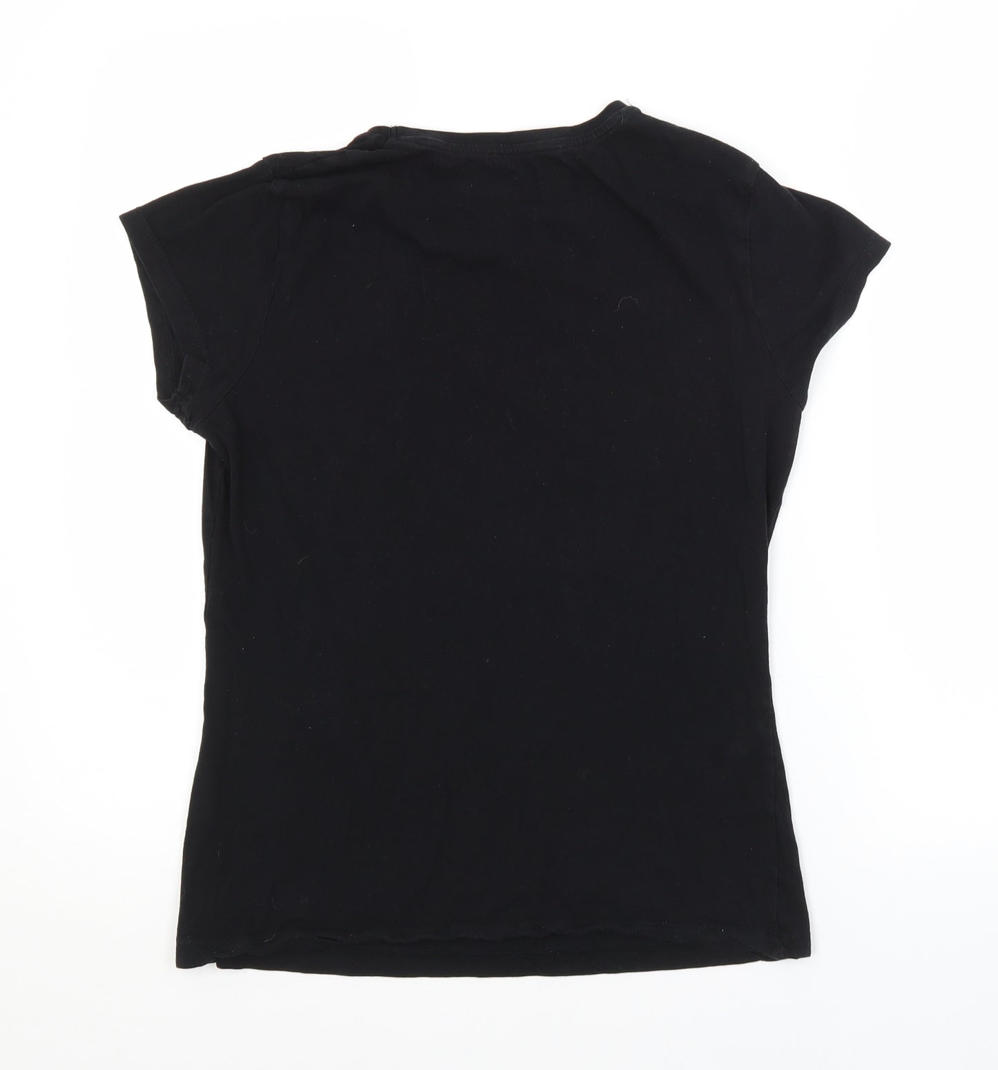 Atmosphere Womens Black   Basic T-Shirt Size 12