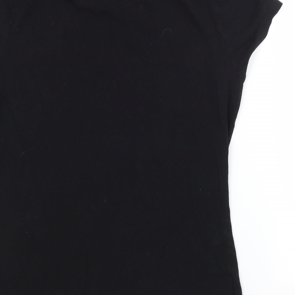 Atmosphere Womens Black   Basic T-Shirt Size 12