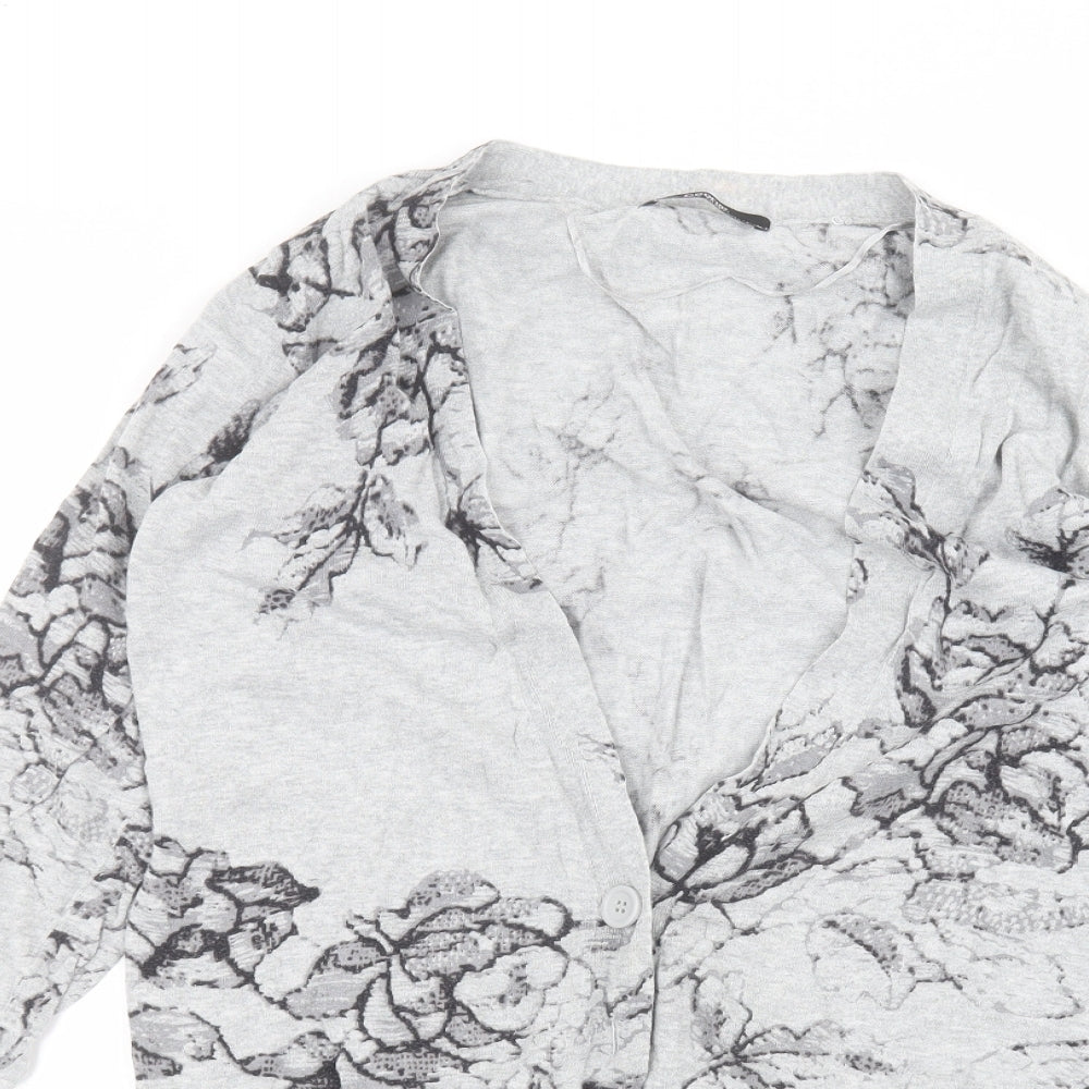 George Womens Grey   Cardigan Jumper Size 14