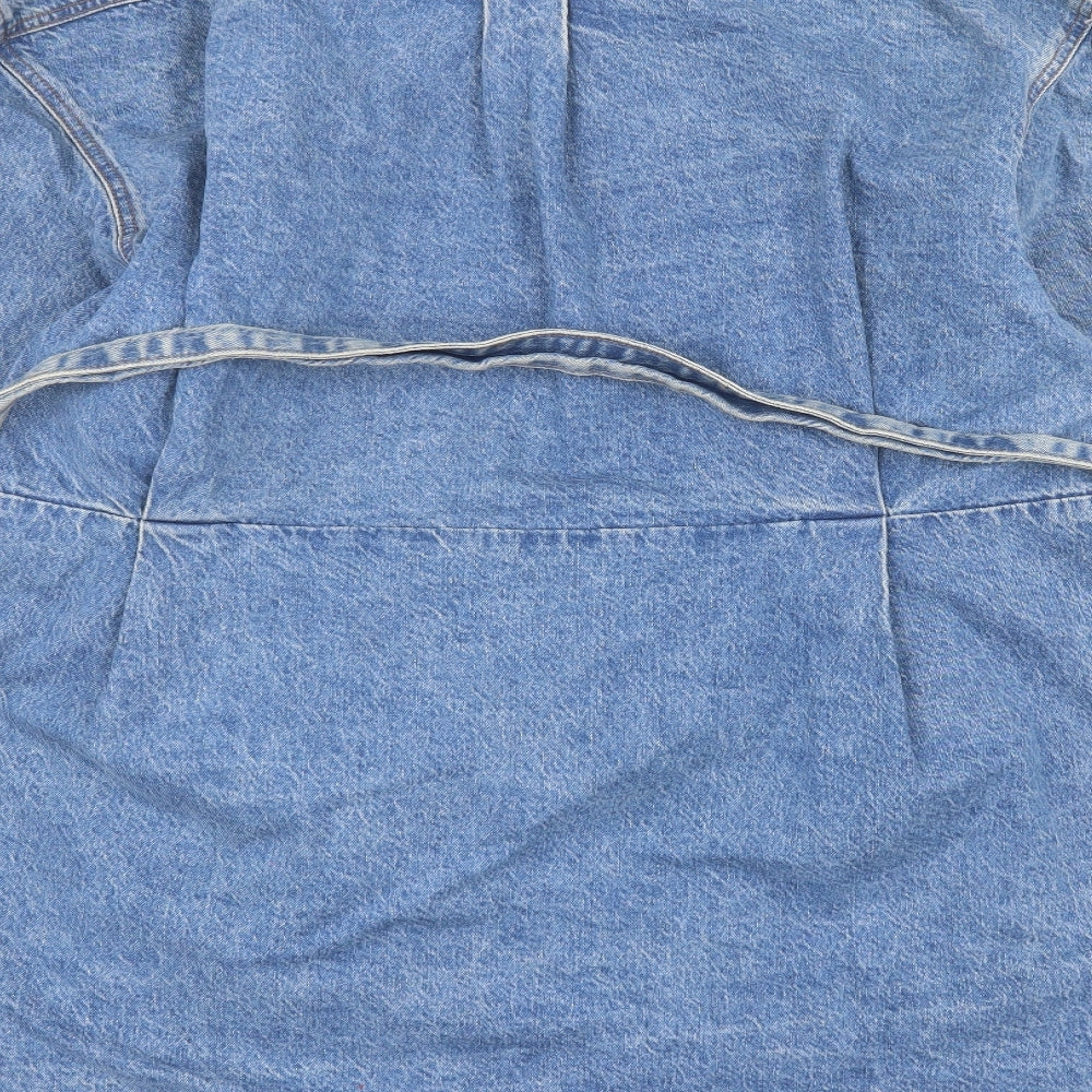 ASOS Womens Blue   Basic Button-Up Size 26
