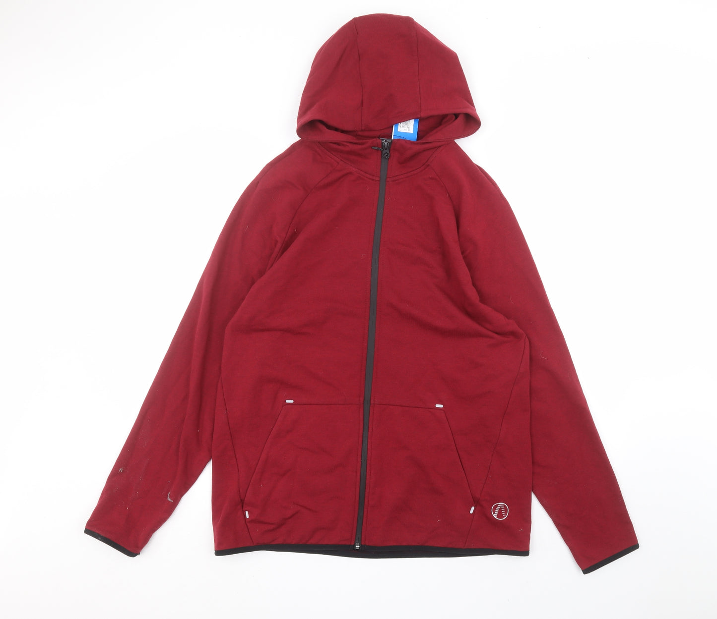 Marks and Spencer Mens Red   Full Zip Hoodie Size L