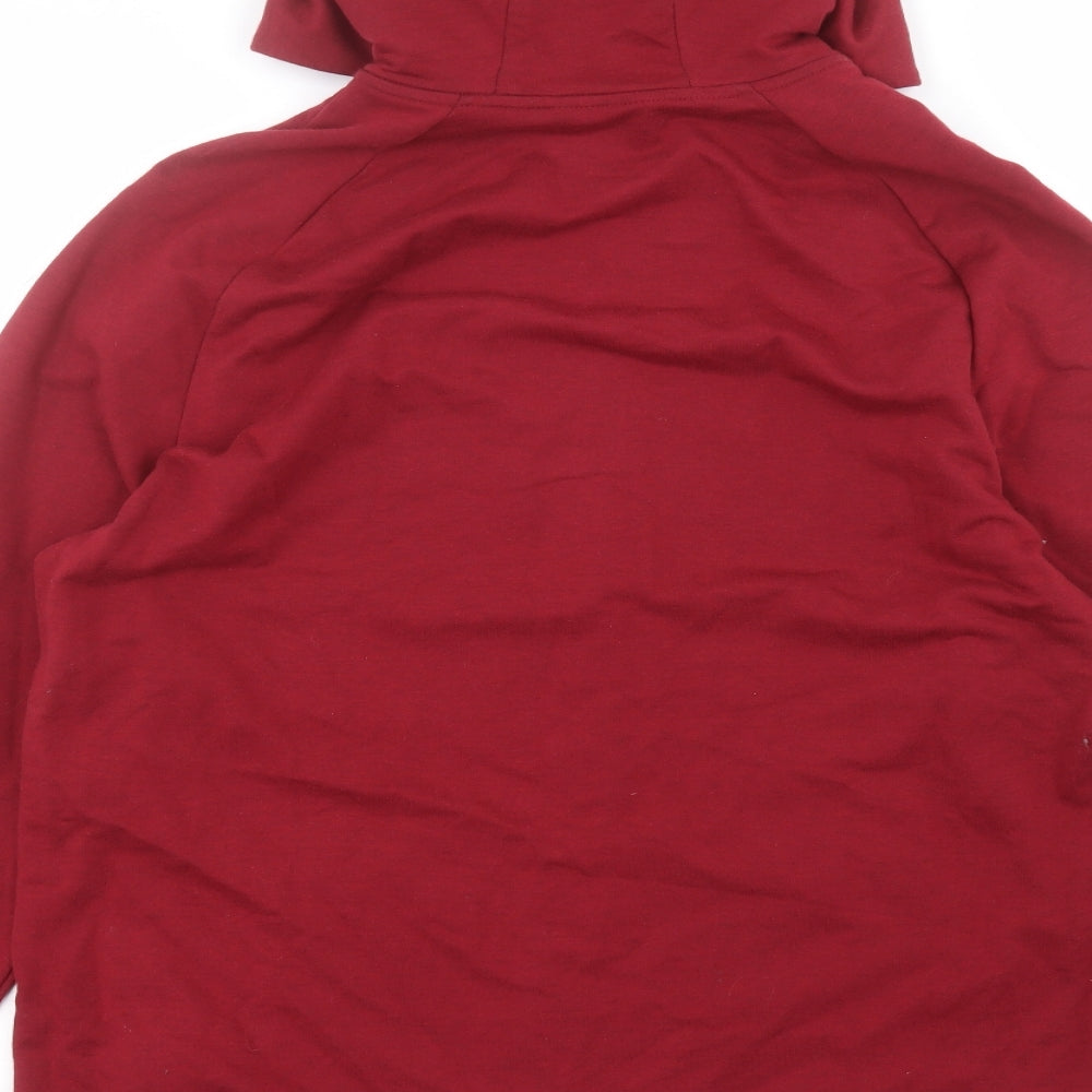 Marks and Spencer Mens Red   Full Zip Hoodie Size L