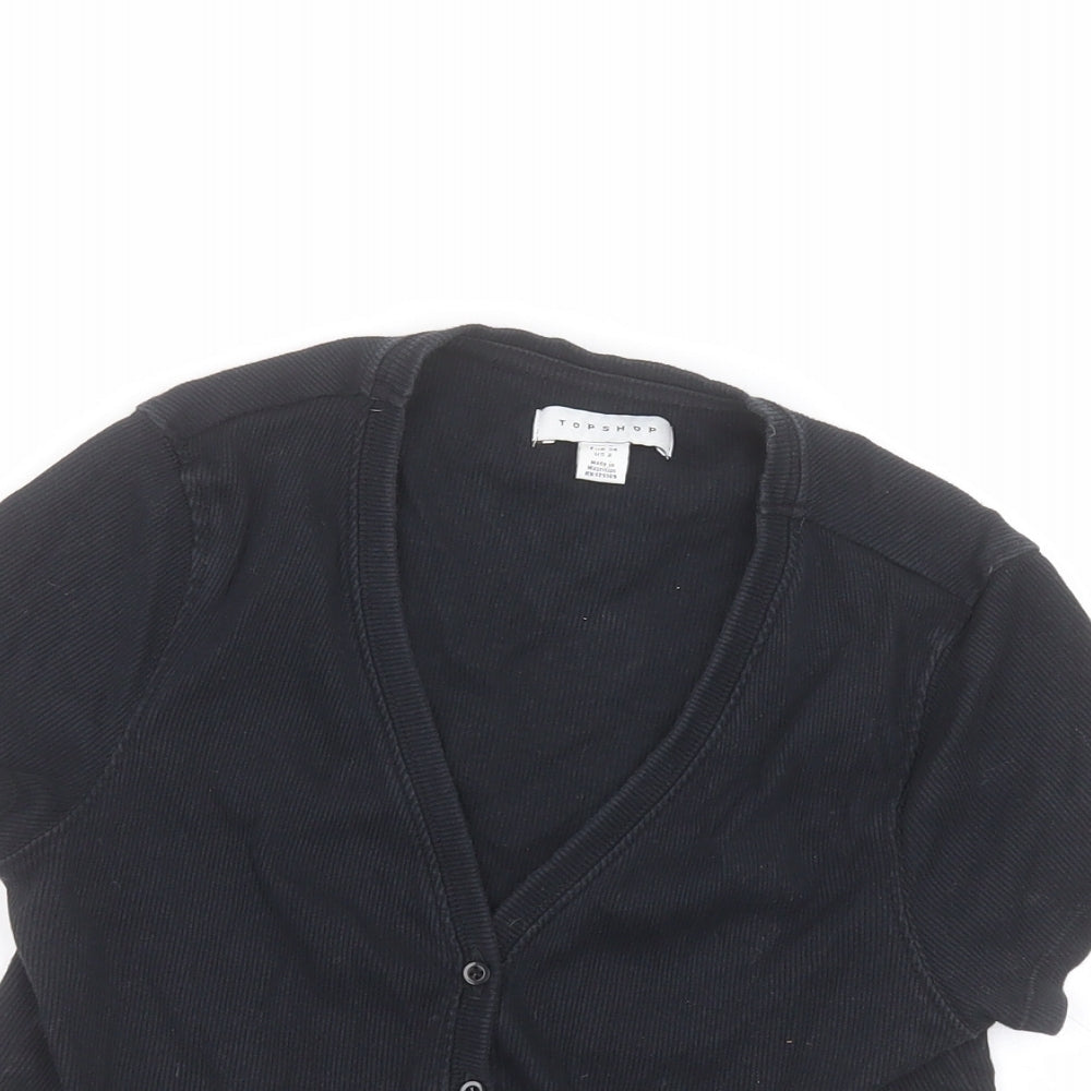 Topshop Womens Blue   Cardigan Jumper Size 6