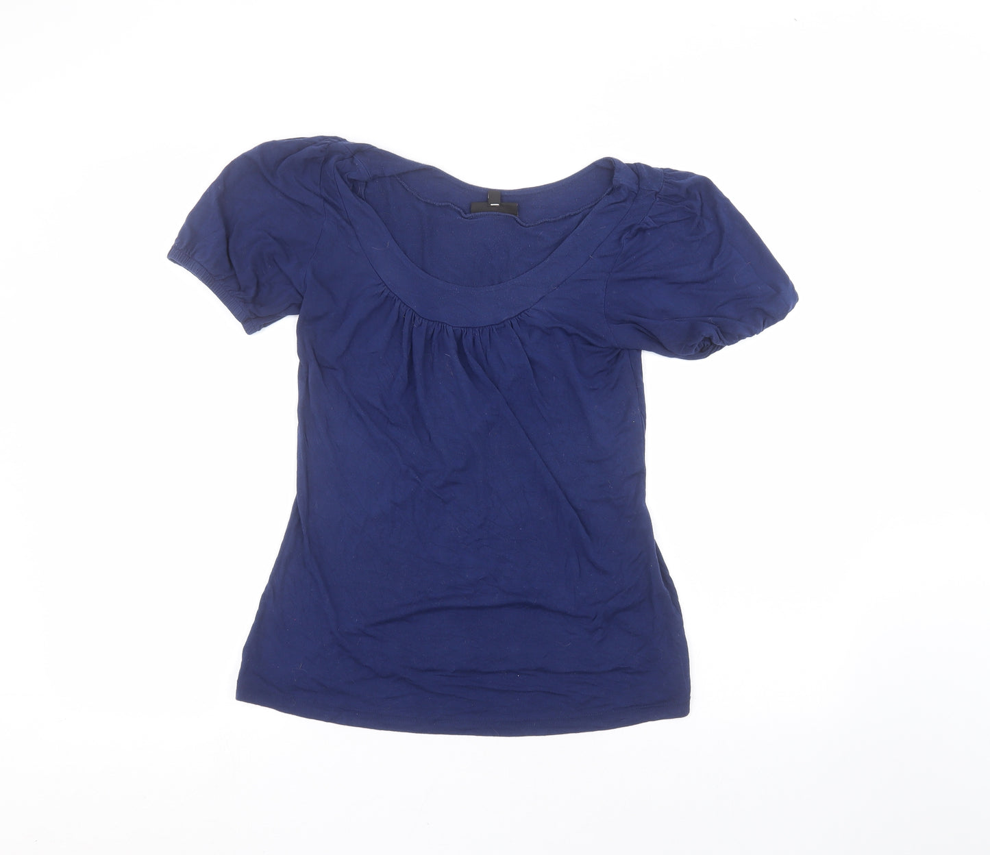 Warehouse Womens Blue   Basic T-Shirt Size 8