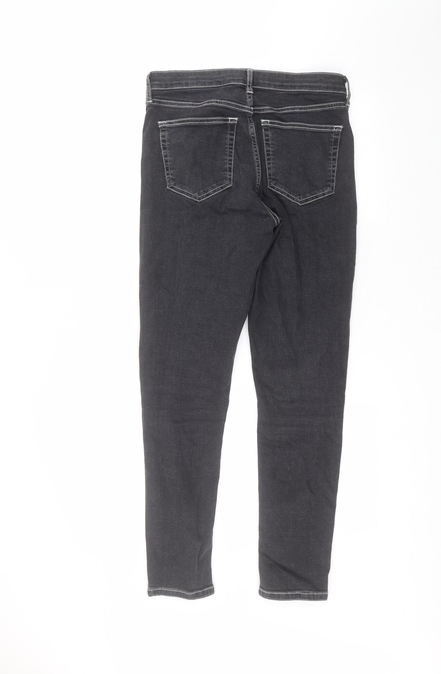 Topshop Womens Black   Skinny Jeans Size 30 in L32 in