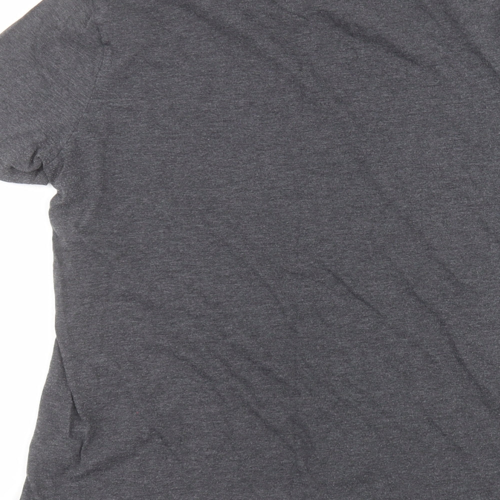 pep&Co Mens Black    T-Shirt Size L