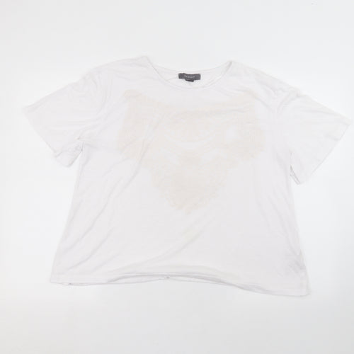 Primark Womens White   Basic T-Shirt Size L