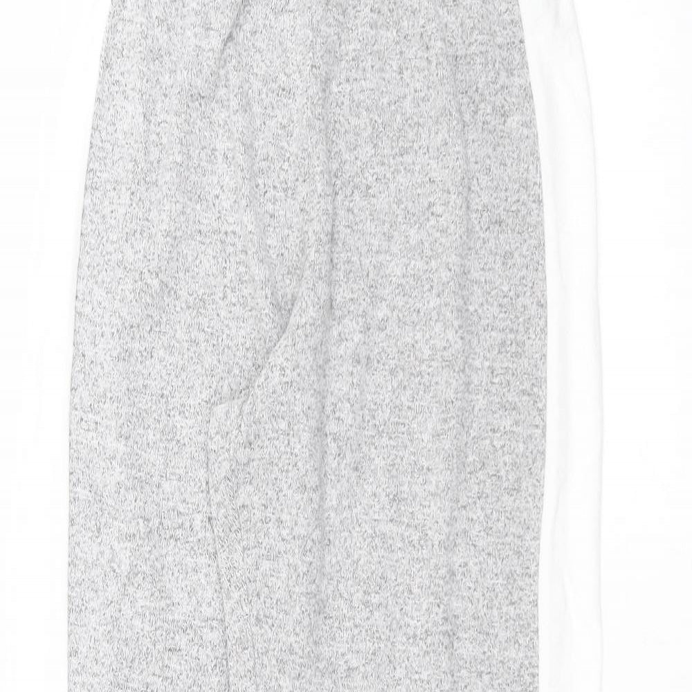 JEFF & CO Womens Grey   Sweatpants Trousers Size 8 L23 in