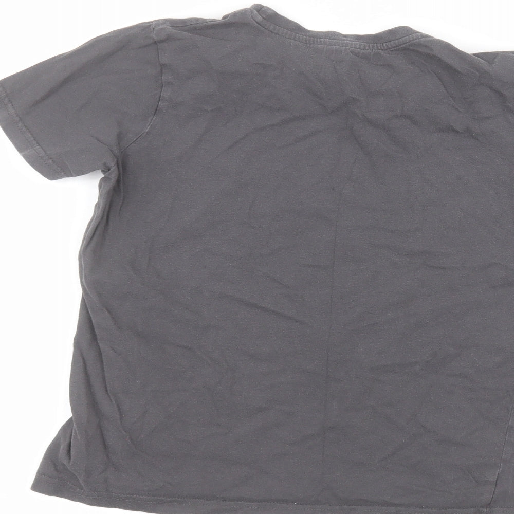 TU Boys Black   Basic T-Shirt Size 12 Years  - Minecraft