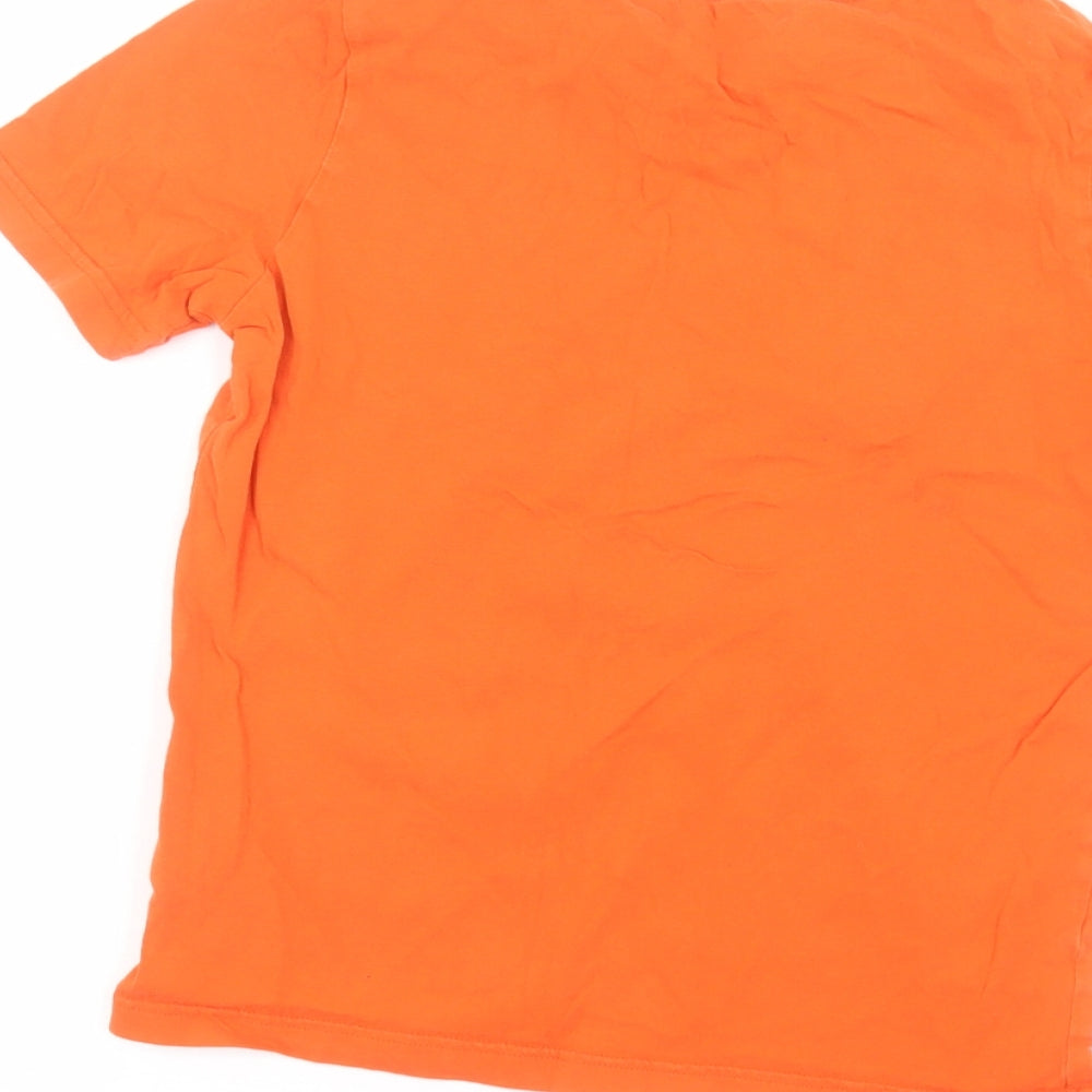 adidas Boys Orange   Basic T-Shirt Size 11-12 Years