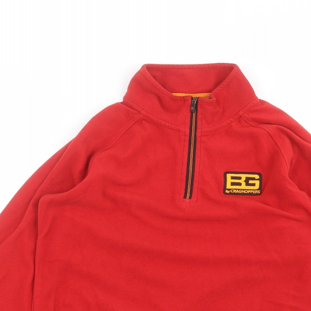 Craghoppers Boys Red   Pullover Jumper Size 11-12 Years  - Bear Grylls