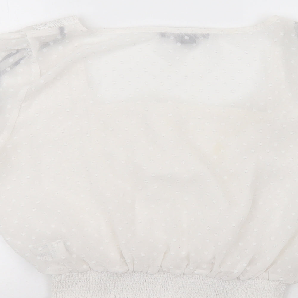 FOREVER 21 Womens White   Basic T-Shirt Size M