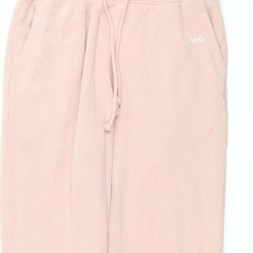 H&M Womens Pink   Sweatpants Trousers Size M L27 in