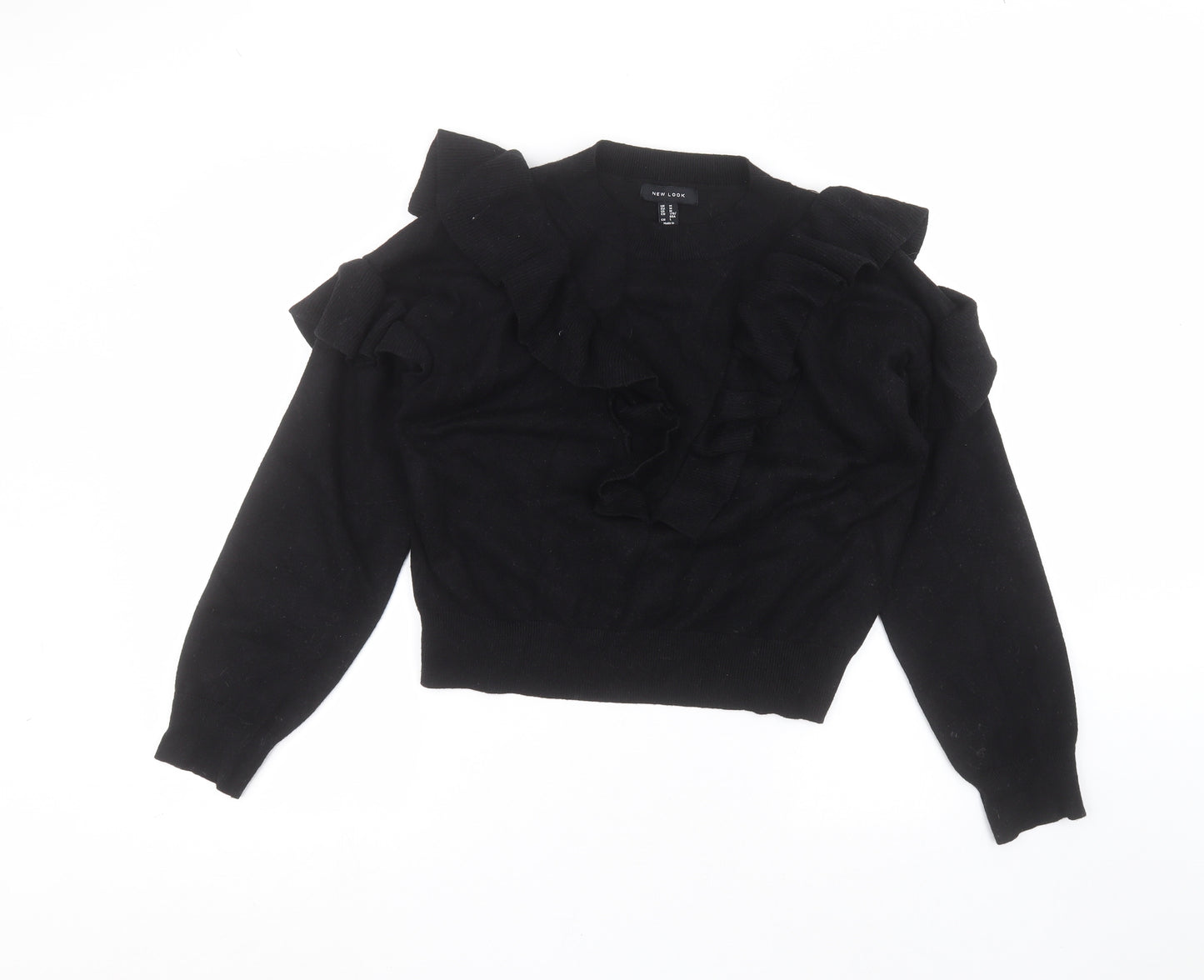 New Look Womens Black   Pullover Jumper Size M