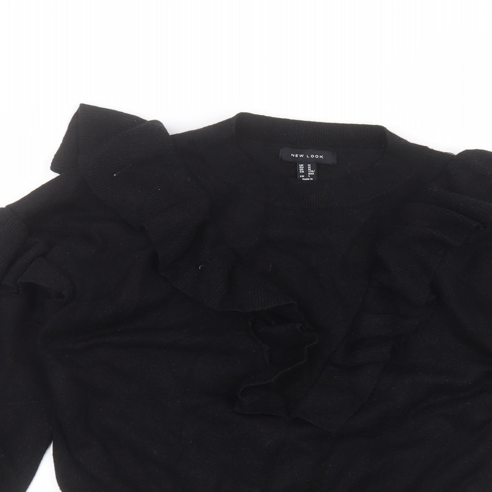 New Look Womens Black   Pullover Jumper Size M