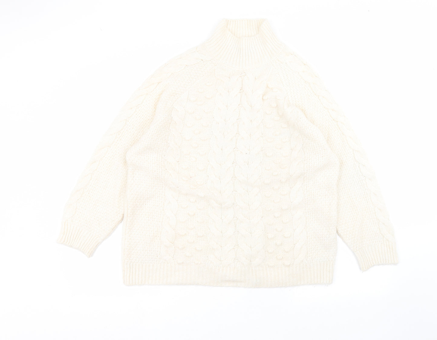 F&F Womens White   Pullover Jumper Size 18