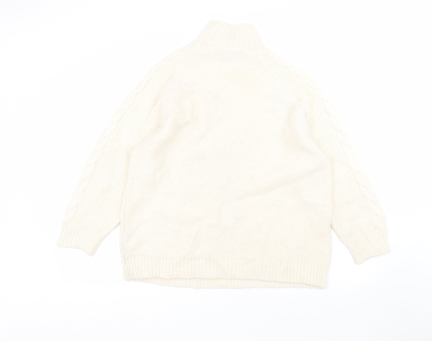 F&F Womens White   Pullover Jumper Size 18