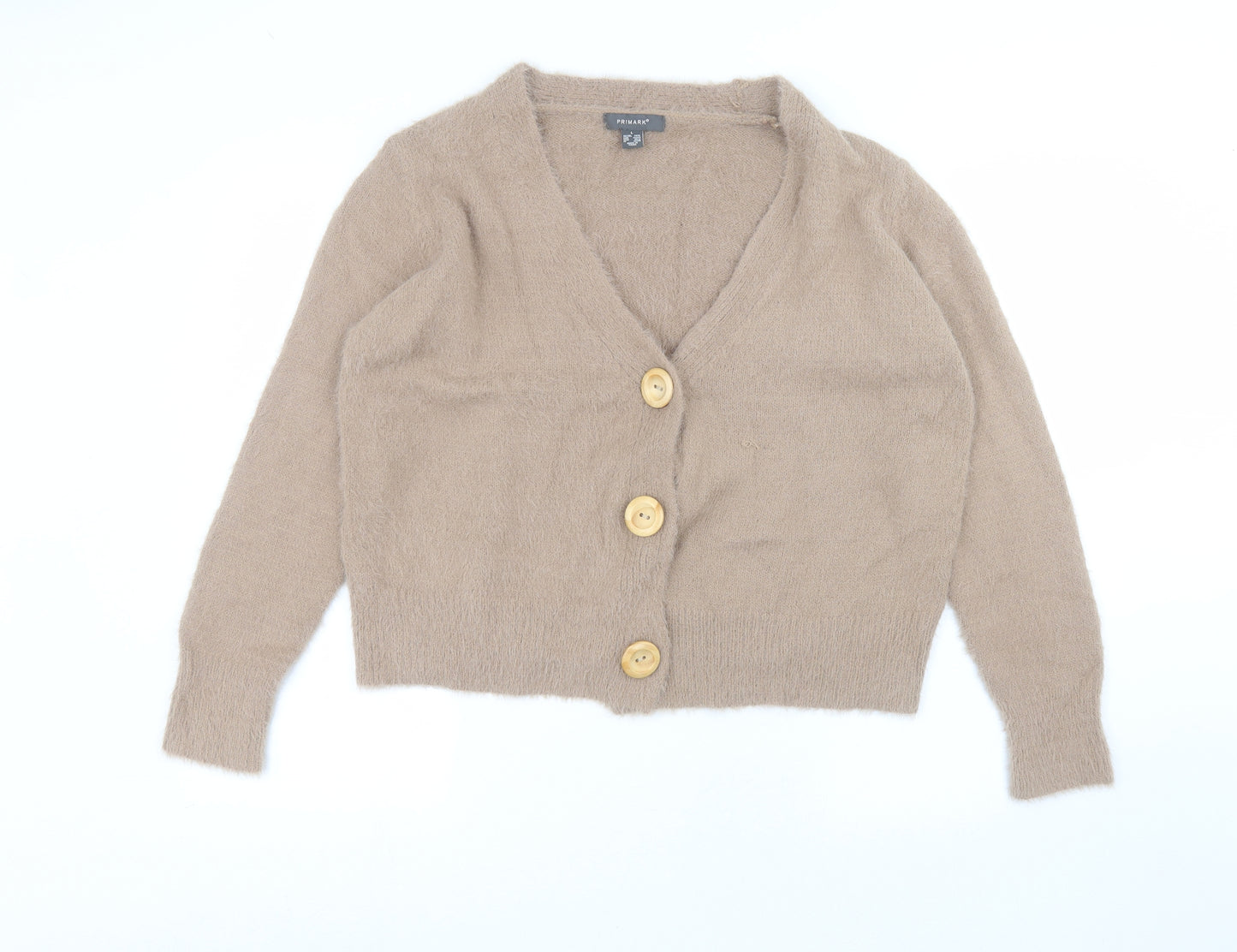 Primark Womens Brown   Jacket Coatigan Size L