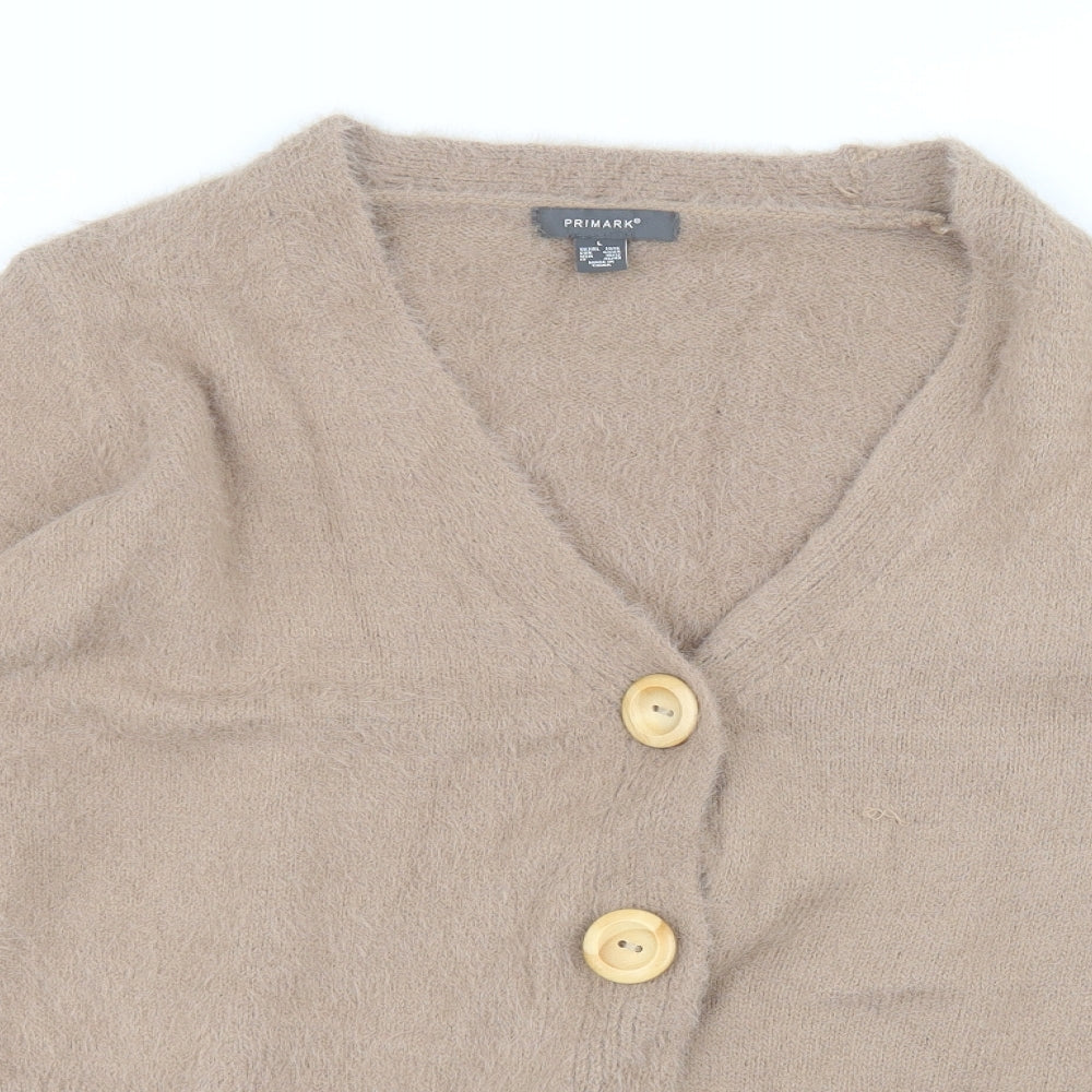 Primark Womens Brown   Jacket Coatigan Size L