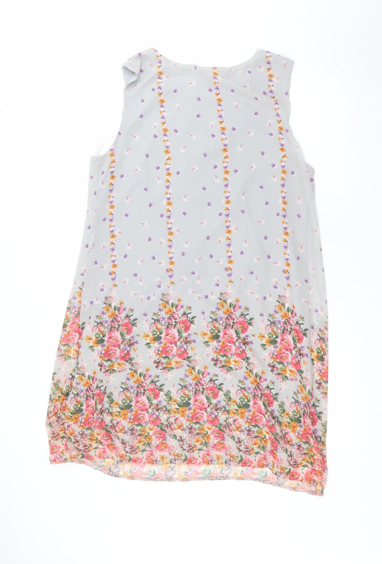 Atmosphere Womens Grey Floral  Basic Blouse Size 18