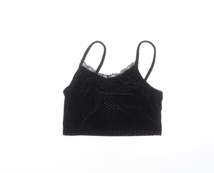 Daisy Street Womens Black Basic Blouse Size 14