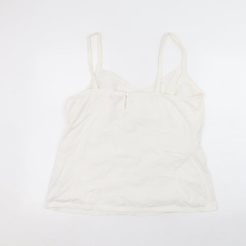 Monsoon Womens White   Basic Blouse Size 20