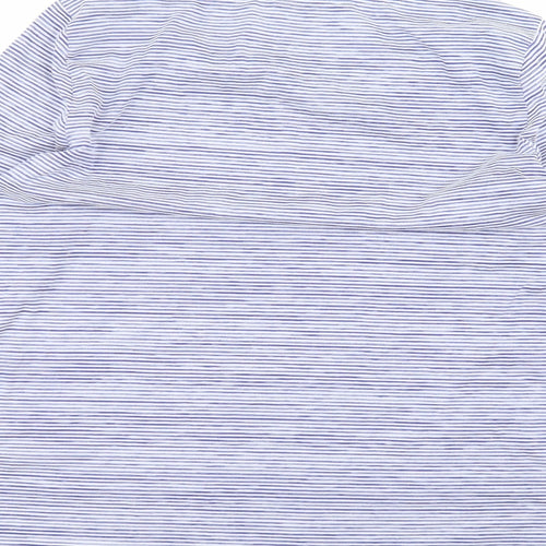 Jasper Conran Womens Blue Striped  Basic T-Shirt Size 18
