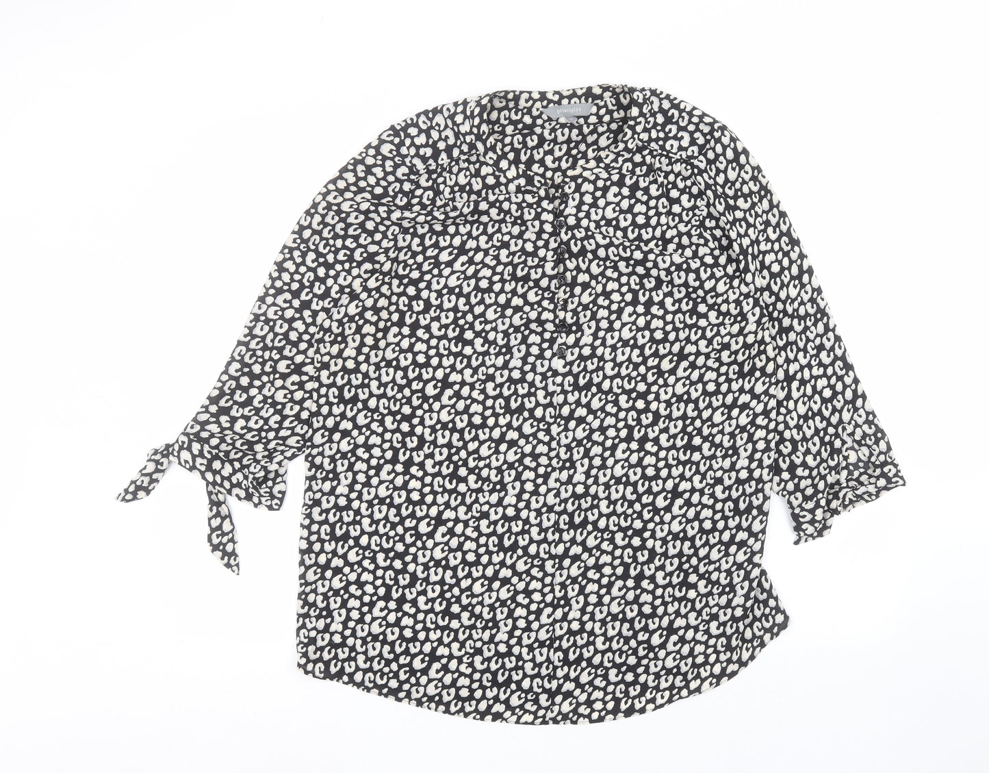 Principles Womens Black   Basic Blouse Size 16