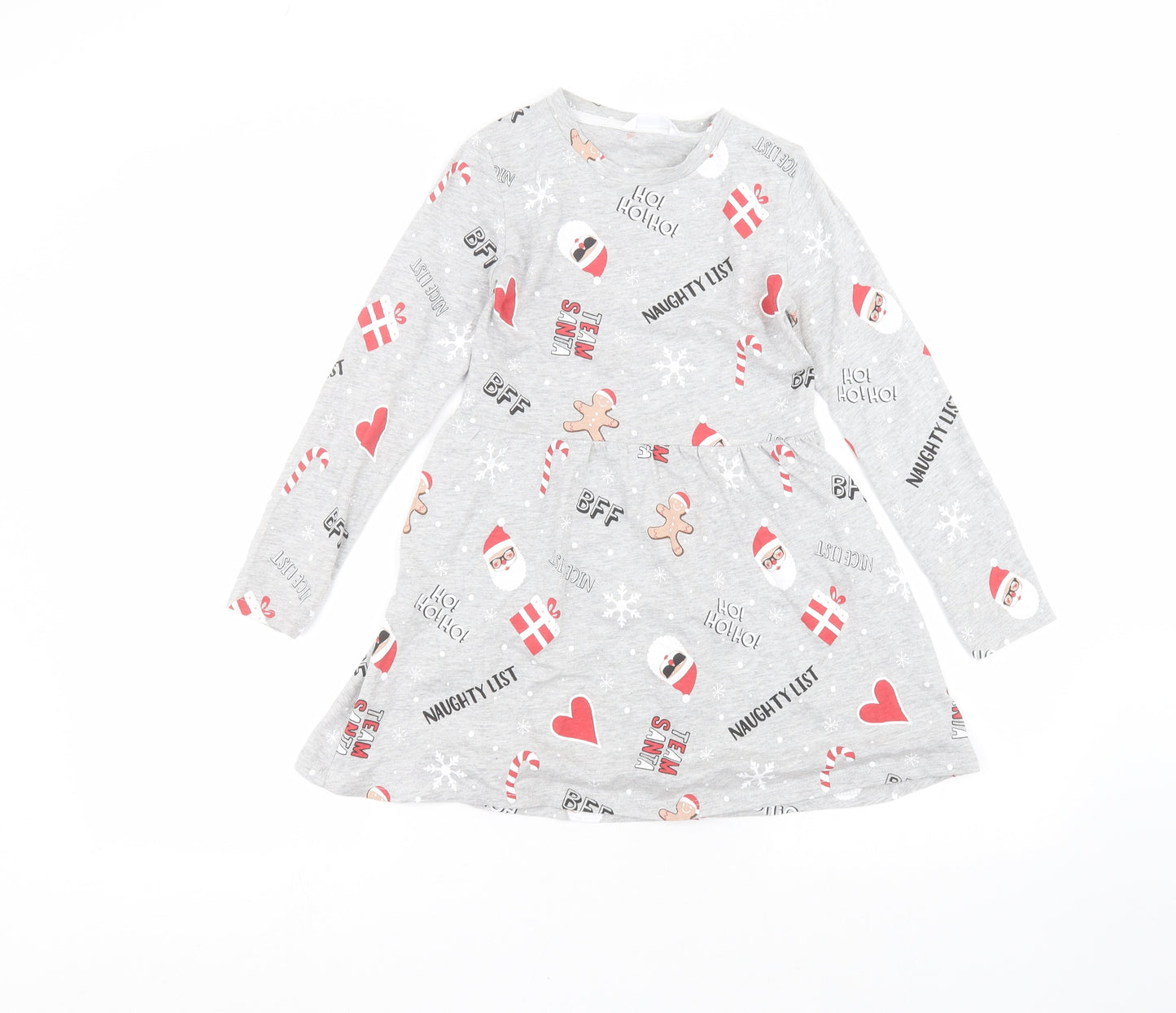 pep&Co Girls Grey   A-Line  Size 7-8 Years