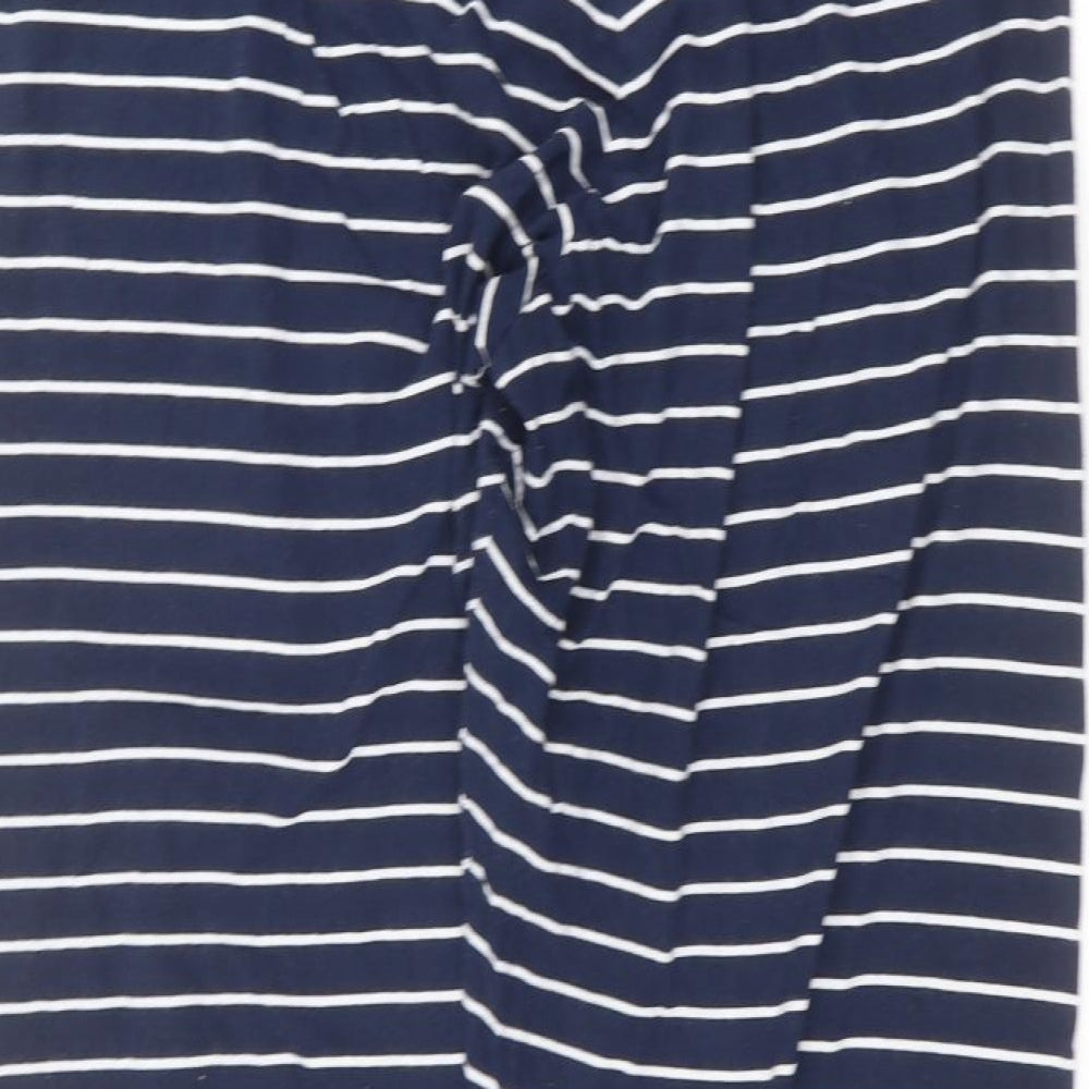F&F Womens Blue Striped  Sweatpants Trousers Size 20 L25 in