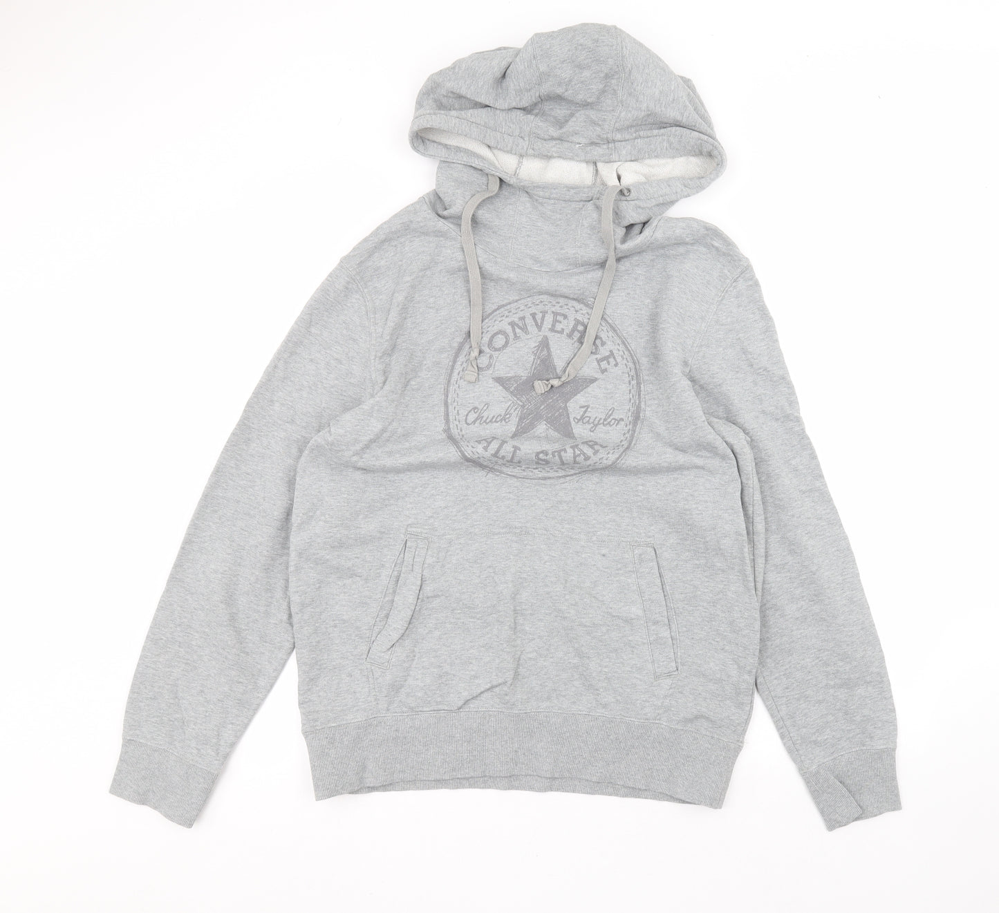 Converse Mens Grey   Pullover Hoodie Size XL