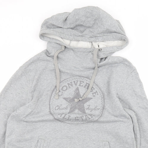 Converse Mens Grey   Pullover Hoodie Size XL