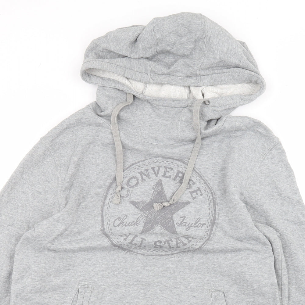 Converse Mens Grey   Pullover Hoodie Size XL