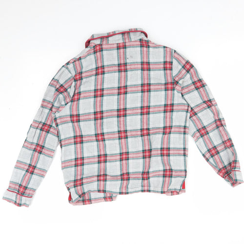 M&S Girls Multicoloured Check   Pyjama Top Size 11-12 Years