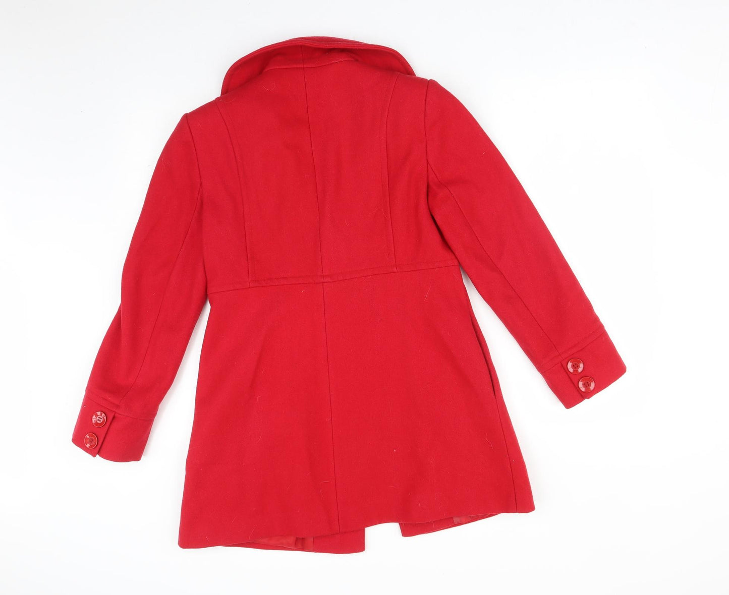 TESCO Womens Red   Trench Coat Coat Size 8