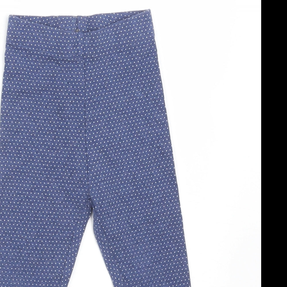 NEXT Girls Blue Polka Dot   Leggings Size 18-24 Months