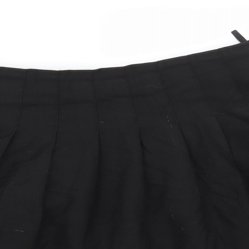 TRUTEX Womens Black   Pleated Skirt Size 30
