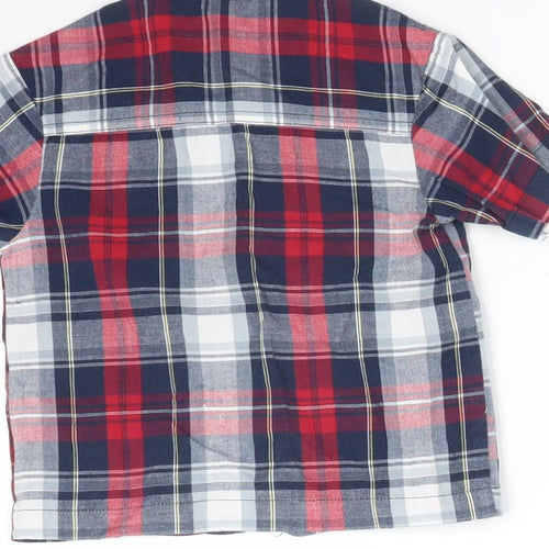 TINY TED Boys Multicoloured Check  Basic Button-Up Size 12-18 Months