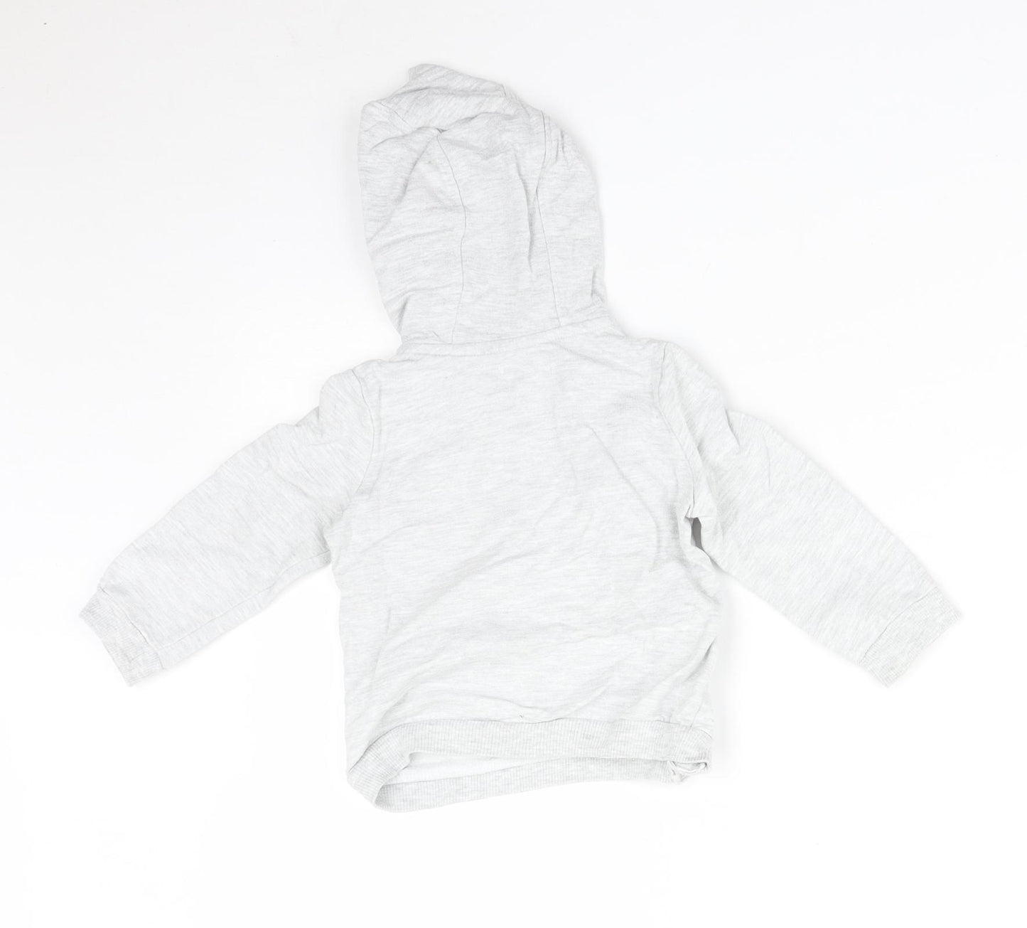 Preworn Baby Grey   Full Zip Jumper Size 12-18 Months  - DINOSAUR