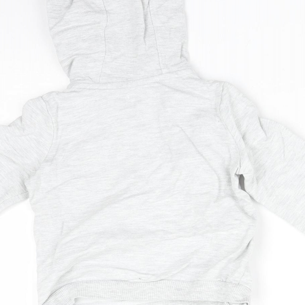 Preworn Baby Grey   Full Zip Jumper Size 12-18 Months  - DINOSAUR