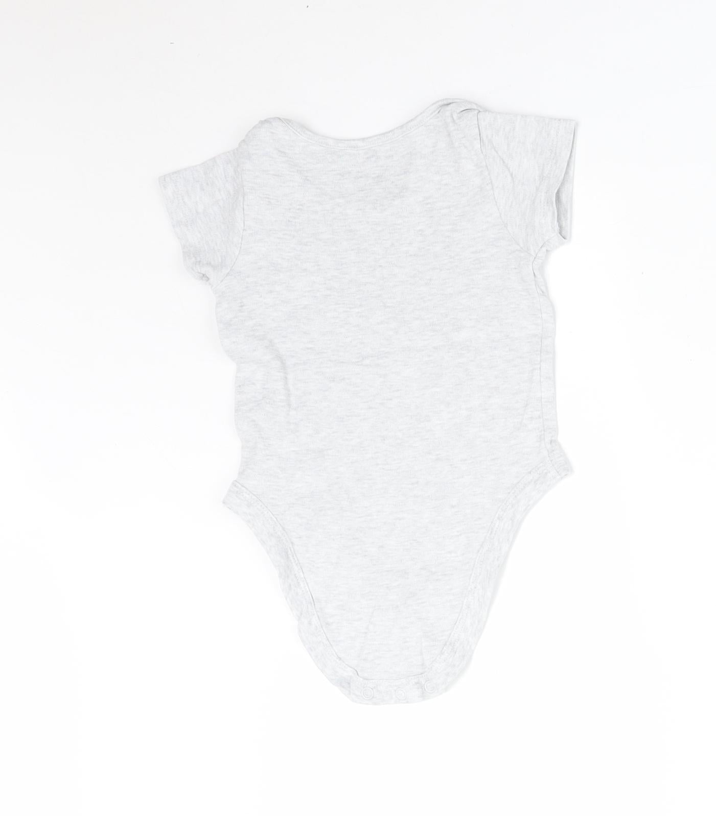 LILY&DAN Baby Grey   Babygrow One-Piece Size 12-18 Months