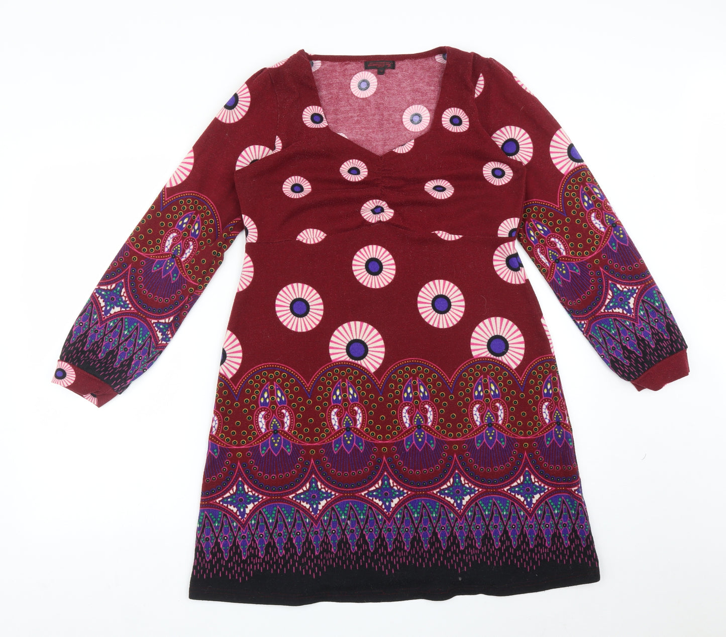 Joe Browns Womens Multicoloured Geometric  A-Line  Size 12