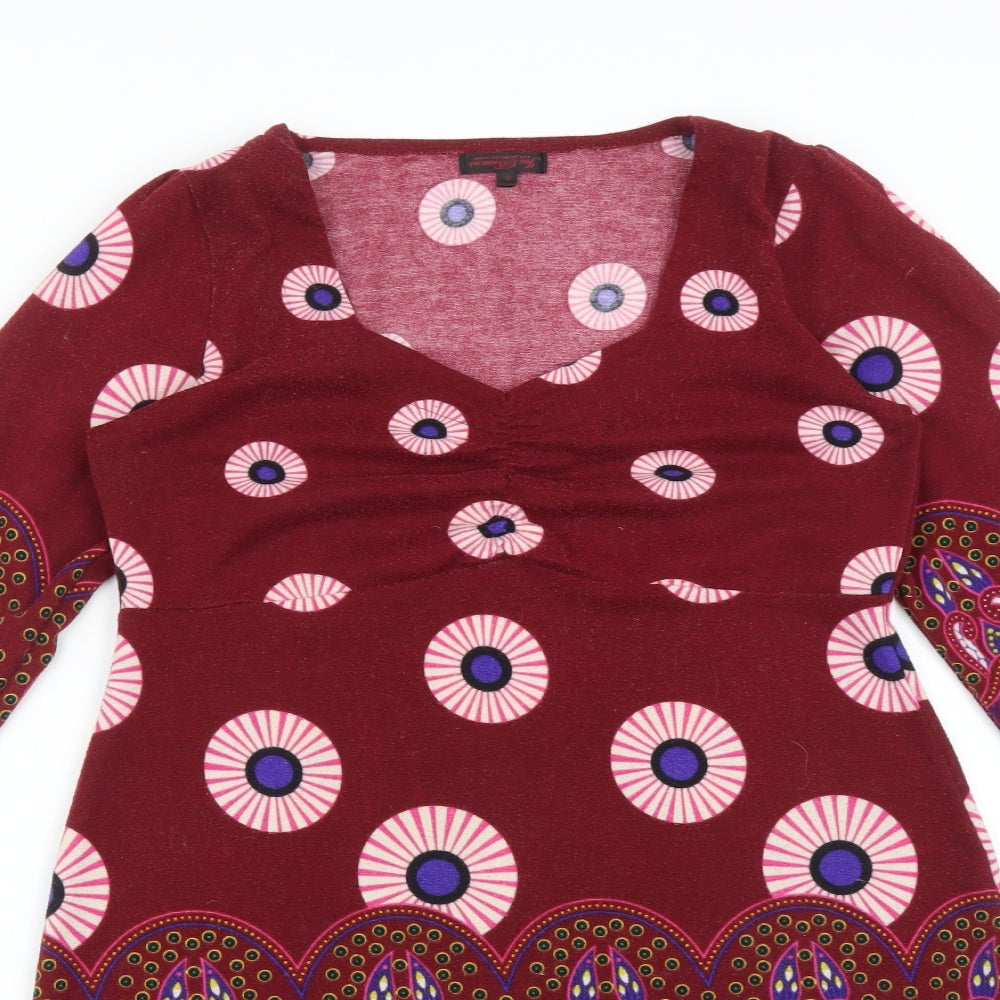 Joe Browns Womens Multicoloured Geometric  A-Line  Size 12