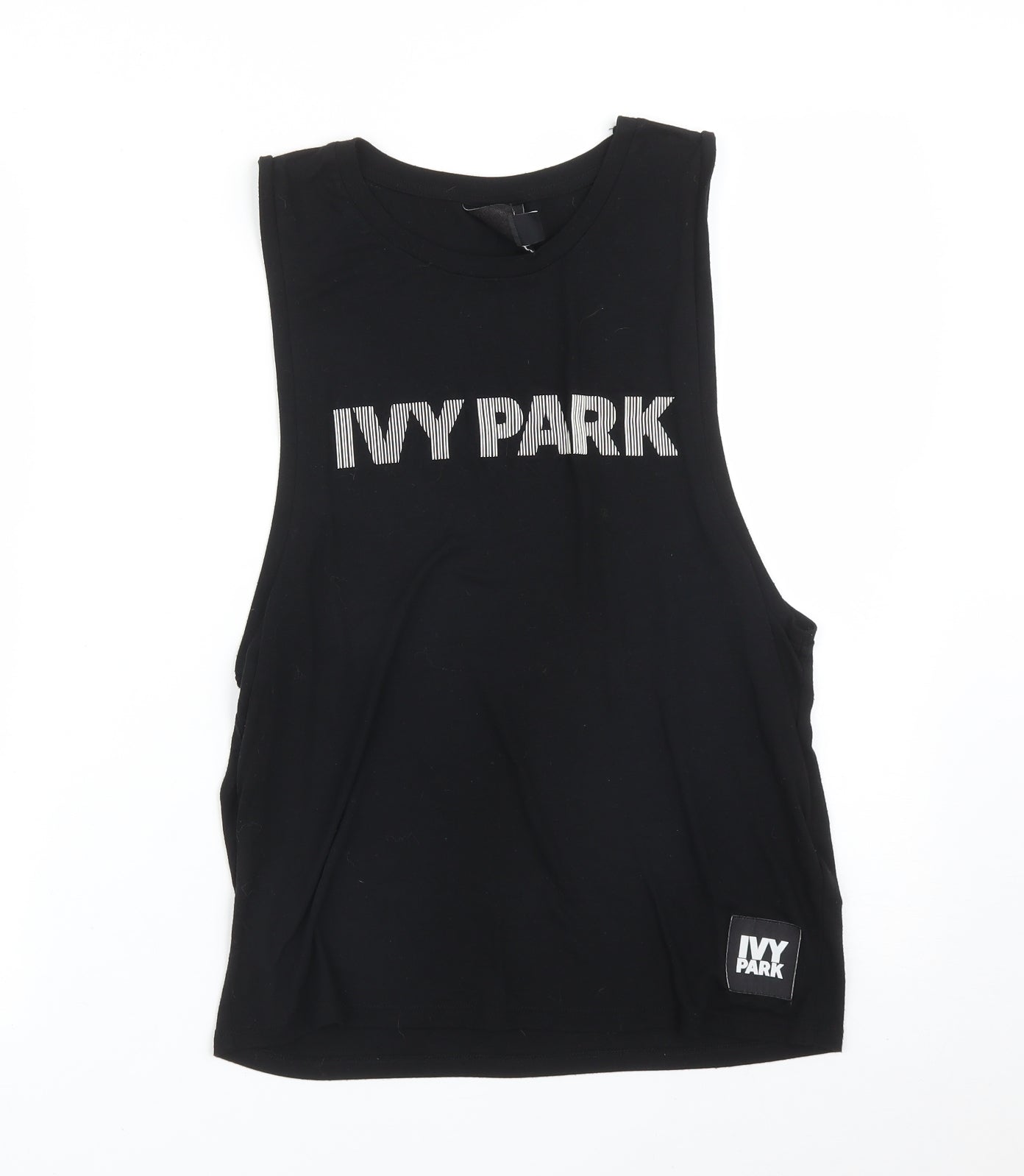 IVY PARK Womens Black   Basic Tank Size 2XS  - IVY PARK