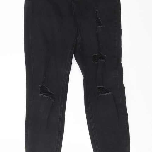Missguided Womens Black   Skinny Jeans Size 8 L27 in