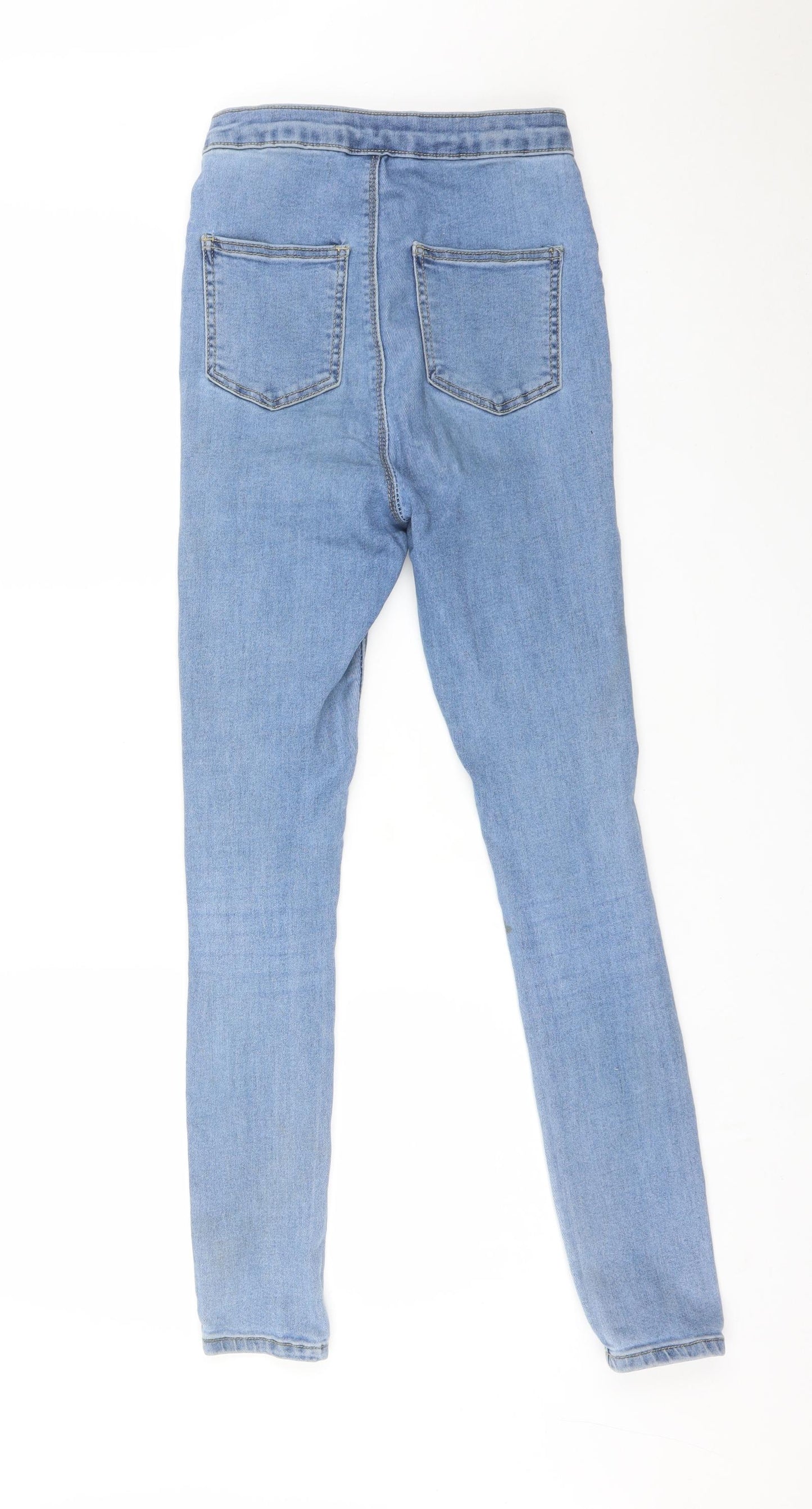 PRETTYLITTLETHING Womens Blue   Jegging Jeans Size 8 L28 in
